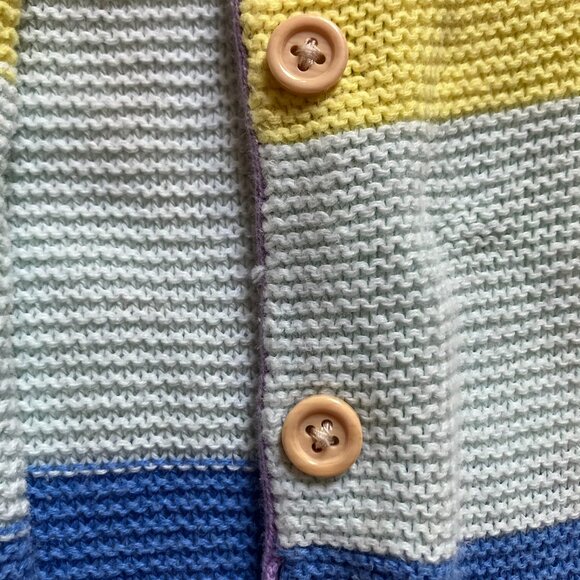 FREE w/ Purchase Joe Fresh 3T Cardigan Multicolor Striped Kids Sweater - Picture 13 of 16